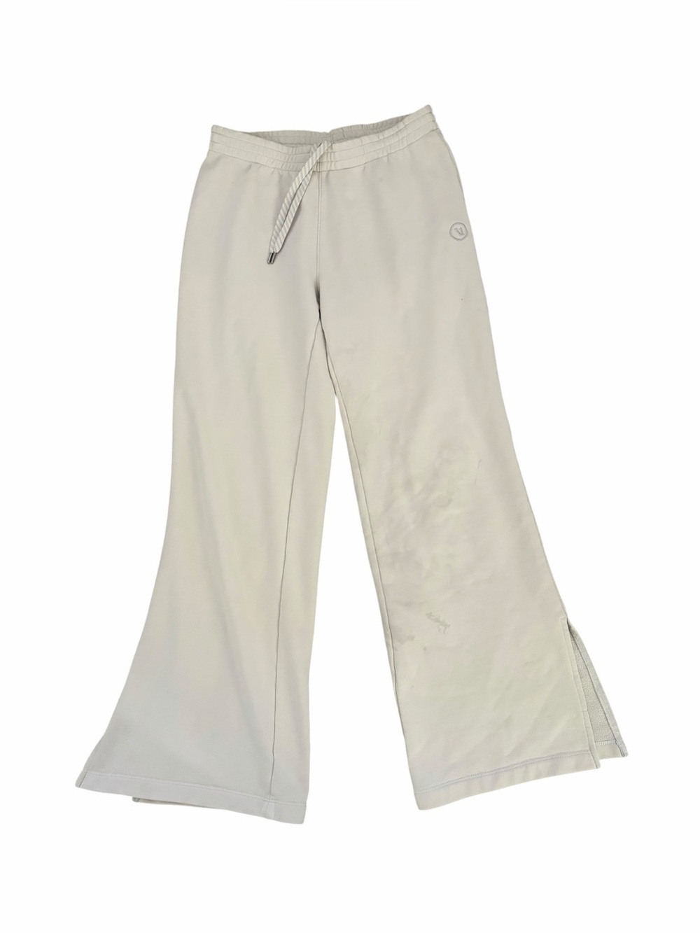 Vuori Sedona Wide Leg Sweatpants Salt Medium *Stained*